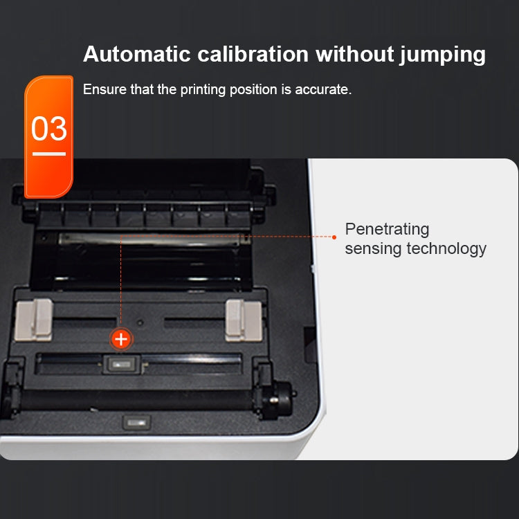 ZJ-9250 100x150mm USB Bluetooth Thermal Label Printer, Plug:EU Plug(Black)