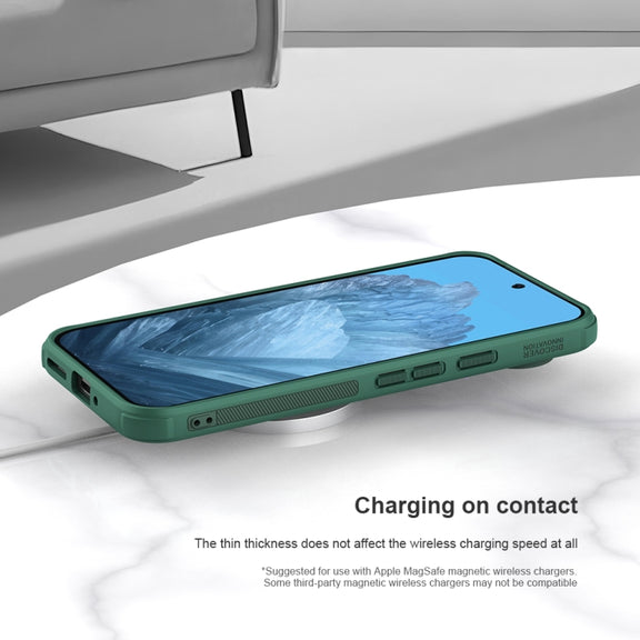 For Google Pixel 9 Pro NILLKIN Frosted Shield Pro Magnetic Phone Case(Black)