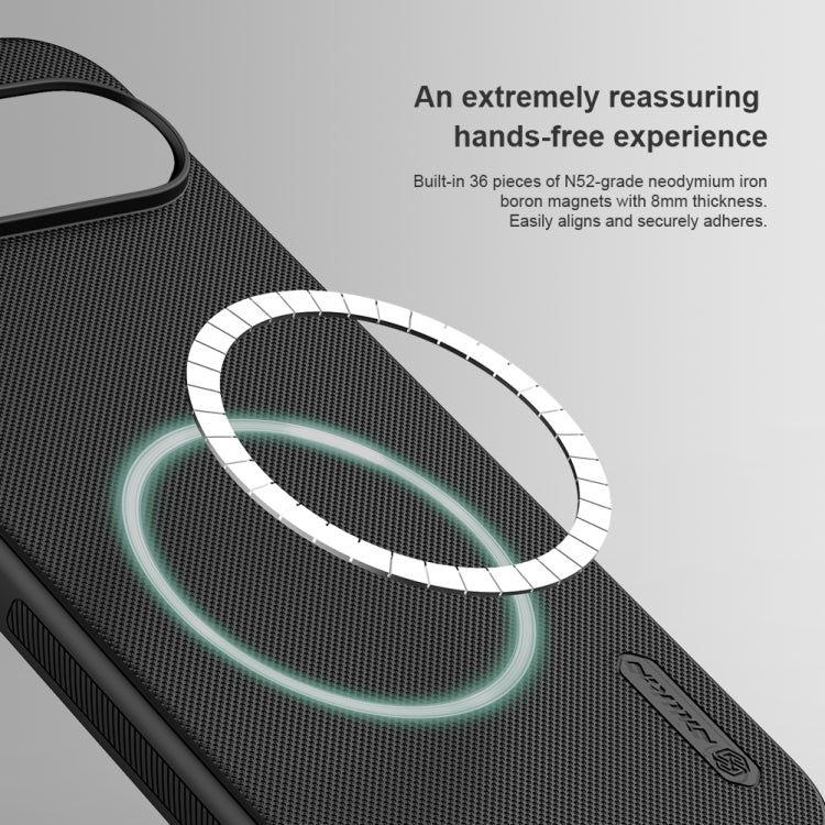 For Google Pixel 9 Pro NILLKIN Frosted Shield Pro Magnetic Phone Case(Black)