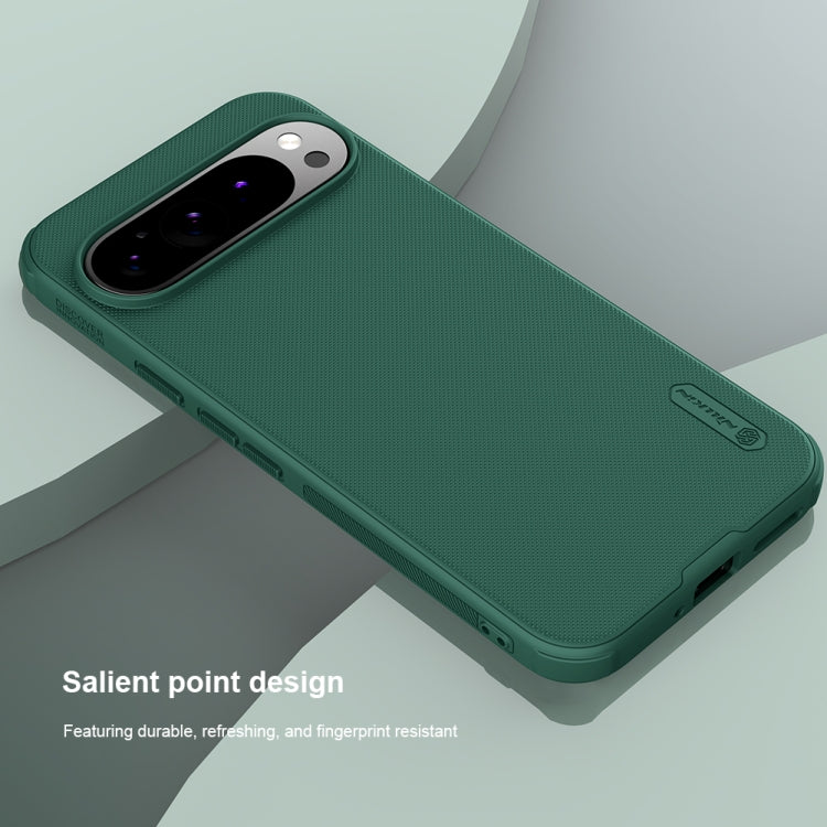 For Google Pixel 9 Pro NILLKIN Frosted Shield Pro Magnetic Phone Case(Black)