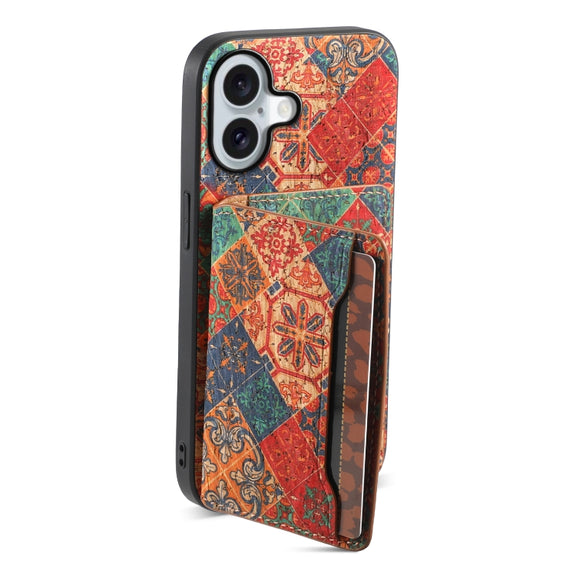 For iPhone 16 Plus Card Slot Holder Phone Case(Winter Blue)