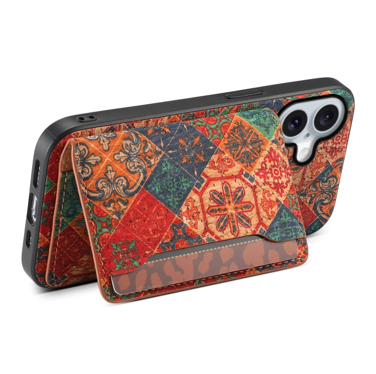 For iPhone 16 Plus Card Slot Holder Phone Case(Winter Blue)