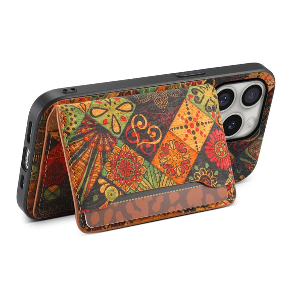 For iPhone 16 Pro Max Card Slot Holder Phone Case(Autumn Yellow)