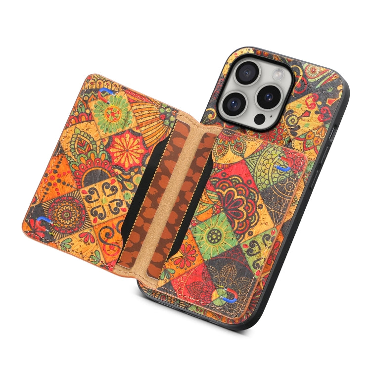 For iPhone 16 Pro Max Card Slot Holder Phone Case(Autumn Yellow)