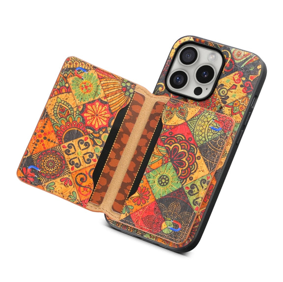 For iPhone 16 Pro Max Card Slot Holder Phone Case(Autumn Yellow)