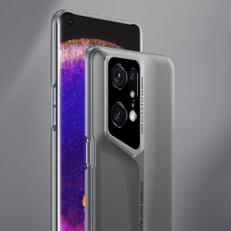 For OPPO Find X5 Pro GKK Blade Ultra-thin Full Coverage Phone Case(Black)