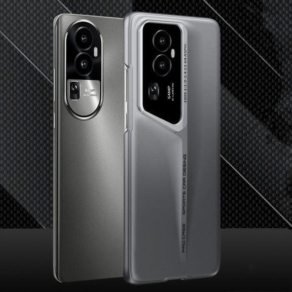 For OPPO Reno10 Pro GKK Blade Ultra-thin Full Coverage Phone Case(Grey)