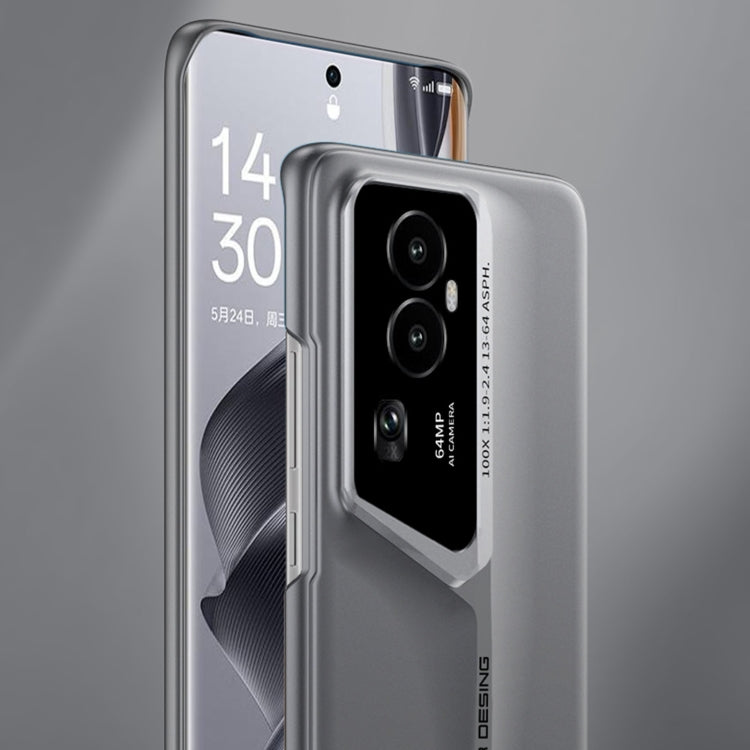 For OPPO Reno10 Pro GKK Blade Ultra-thin Full Coverage Phone Case(Black)