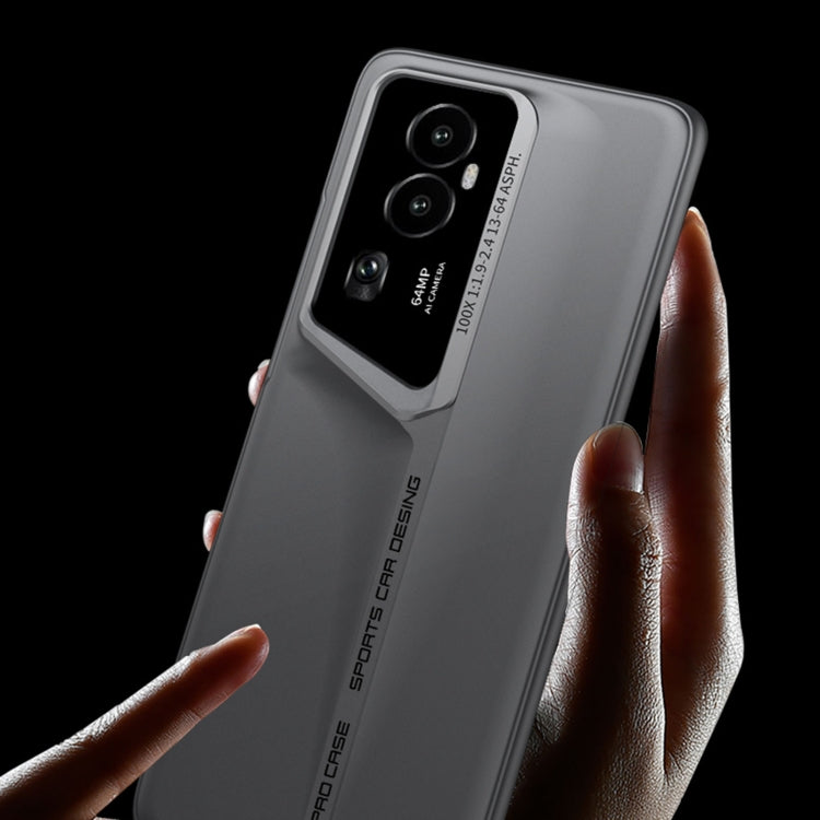 For OPPO Reno10 Pro GKK Blade Ultra-thin Full Coverage Phone Case(Black)