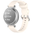 For Garmin Lily 2 14mm Silver Buckle Silicone Watch Band Wristband(Starlight) - Watch Bands by PMC TechLife | Online Shopping South Africa | PMC TechLife