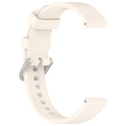 For Garmin Lily 2 14mm Silver Buckle Silicone Watch Band Wristband(Starlight)