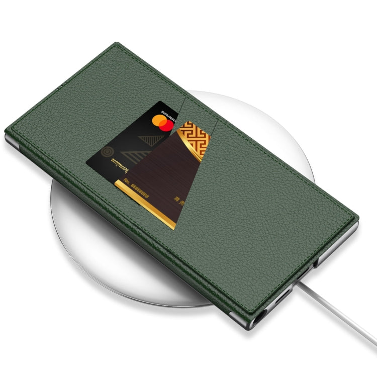 For Samsung Galaxy S23 Ultra 5G GKK Armor Flip Leather Phone Case, Without Pen(Gold)