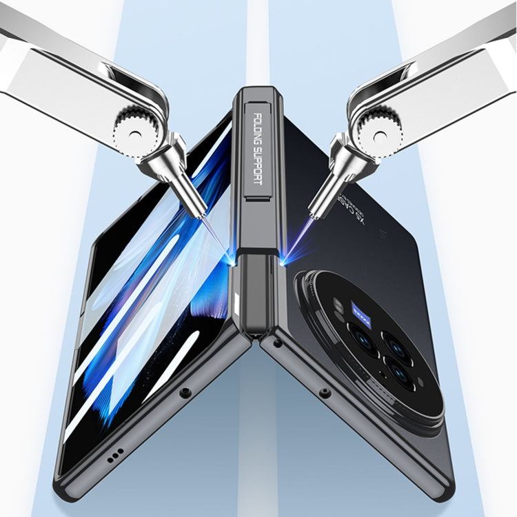 For vivo X Fold3 Pro GKK Integrated Magnetic Fold Hinge Shockproof Phone Case(Black)