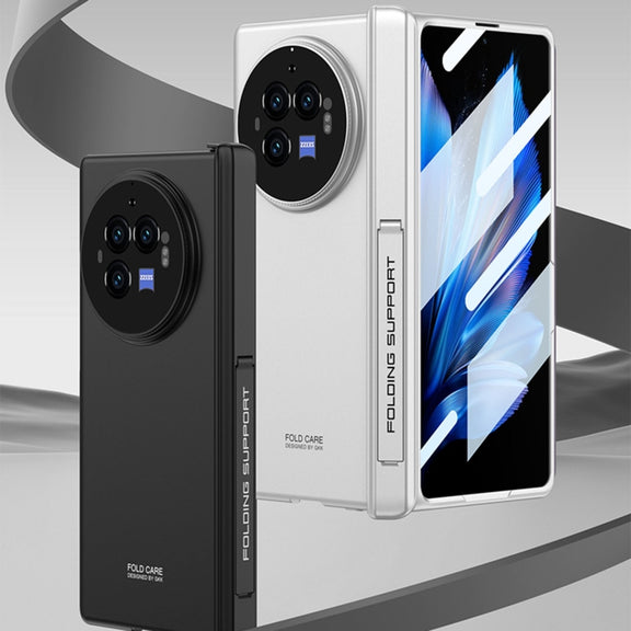 For vivo X Fold3 Pro GKK Integrated Magnetic Folding Hinge All-inclusive Phone Case(Black)