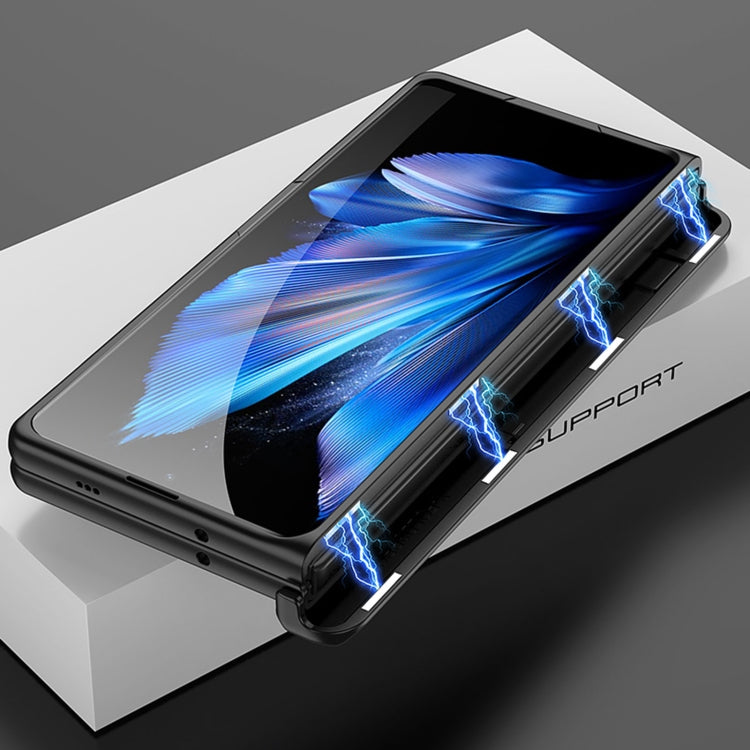 For vivo X Fold3 Pro GKK Integrated Magnetic Folding Hinge All-inclusive Phone Case(Black)