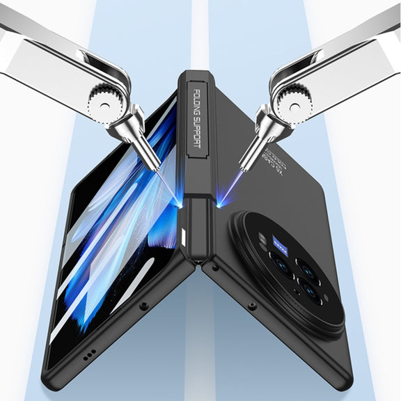 For vivo X Fold3 Pro GKK Integrated Magnetic Folding Hinge All-inclusive Phone Case(Black)