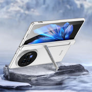 For vivo X Fold3 GKK Integrated Magnetic Folding Hinge All-inclusive Phone Case(Black)