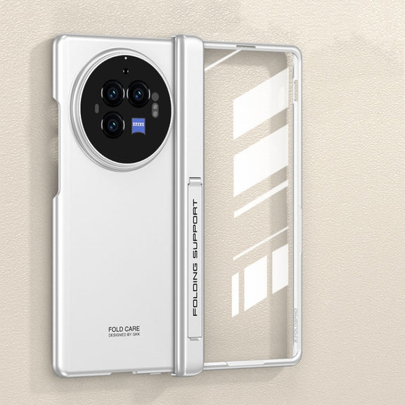 For vivo X Fold3 GKK Integrated Magnetic Folding Hinge All-inclusive Phone Case(Silver)