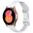 20mm Slim Reverse Buckle Silicone Watch Band(White) - 20mm Bands by PMC TechLife | Online Shopping South Africa | PMC TechLife