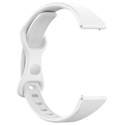 20mm Slim Reverse Buckle Silicone Watch Band(White)