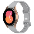 20mm Slim Reverse Buckle Silicone Watch Band(Grey) - 20mm Bands by PMC TechLife | Online Shopping South Africa | PMC TechLife