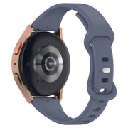 20mm Slim Reverse Buckle Silicone Watch Band(Blue Grey)