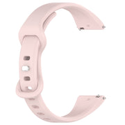 20mm Slim Reverse Buckle Silicone Watch Band(Light Pink)