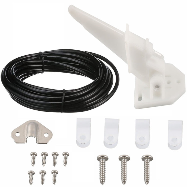 Marine Yacht Speedometer Pitot with Tube(White)