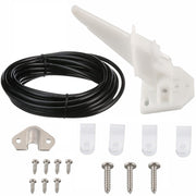 Marine Yacht Speedometer Pitot with Tube(White)