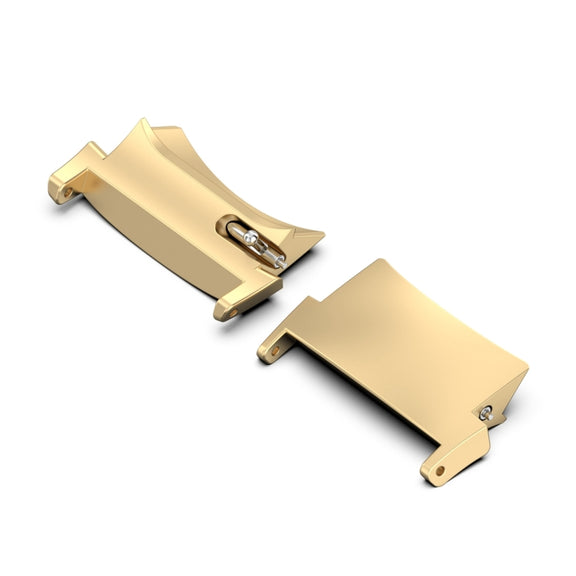 For OPPO Watch X / OnePlus Watch 2 1 Pair 22mm Watch Band Stainless Steel Connector(Gold)
