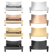 For OPPO Watch X / OnePlus Watch 2 1 Pair 22mm Watch Band Stainless Steel Connector(Gold)