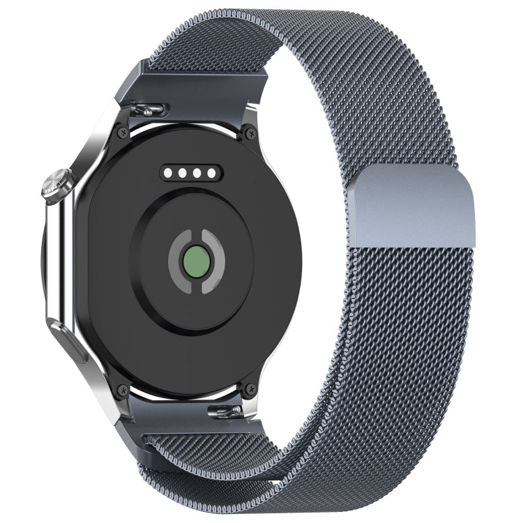 For OPPO Watch X2 / OnePlus Watch 3 Milan Magnetic Steel Mesh Watch Band(Space Grey)