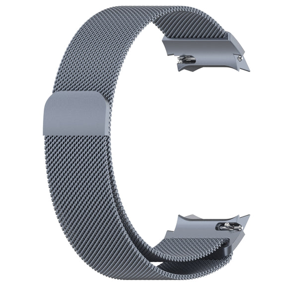 For OPPO Watch X2 / OnePlus Watch 3 Milan Magnetic Steel Mesh Watch Band(Space Grey)