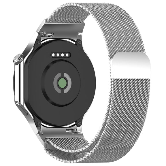 For OPPO Watch X2 / OnePlus Watch 3 Milan Magnetic Steel Mesh Watch Band(Silver)