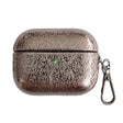 For AirPods Pro Burst Leather Texture Bluetooth Earphone Protective Case(Gold) - For AirPods Pro by PMC Jewellery | Online Shopping South Africa | PMC Jewellery | Buy Now Pay Later Mobicred