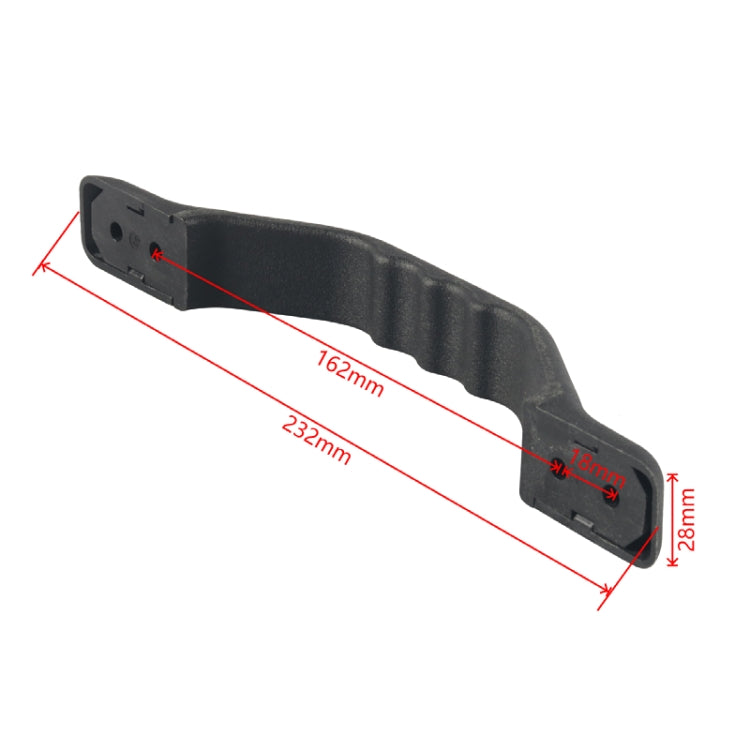 2pcs / Set RV Nylon Door Handle(Black)