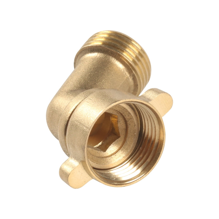 2pcs / Set RV Water Inlet Check 45/90 Degree 3/4 Connector Adapter(Yellow)
