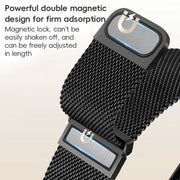 For Apple Watch 42mm ZGA Milanese Magnetic Metal Watch Band(Silver)