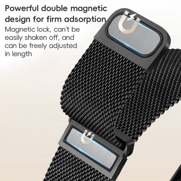 For Apple Watch 42mm ZGA Milanese Magnetic Metal Watch Band(Silver)