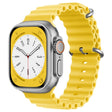 For Apple Watch Ultra 2 49mm ZGA Ocean Silicone Watch Band(Yellow) - free shipping - PMC TechLife - Order now!