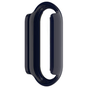 For Xiaomi Mi Band 8 PC + Tempered Film Integrated Protective Watch Case(Ink Blue)