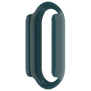 For Xiaomi Mi Band 8 PC + Tempered Film Integrated Protective Watch Case(Pine Green)