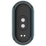 For Xiaomi Mi Band 8 PC + Tempered Film Integrated Protective Watch Case(Pine Green)