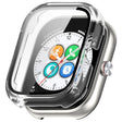 For Honor Choice Haylou Watch PC + Tempered Film Integrated Protective Watch Case(Transparent White) - Watch Cases by PMC TechLife | Online Shopping South Africa | PMC TechLife