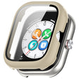 For Honor Choice Haylou Watch PC + Tempered Film Integrated Protective Watch Case(Ivory White) - Watch Cases by PMC TechLife | Online Shopping South Africa | PMC TechLife | Buy Now Pay Later Mobicred