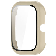For Honor Choice Haylou Watch PC + Tempered Film Integrated Protective Watch Case(Ivory White)