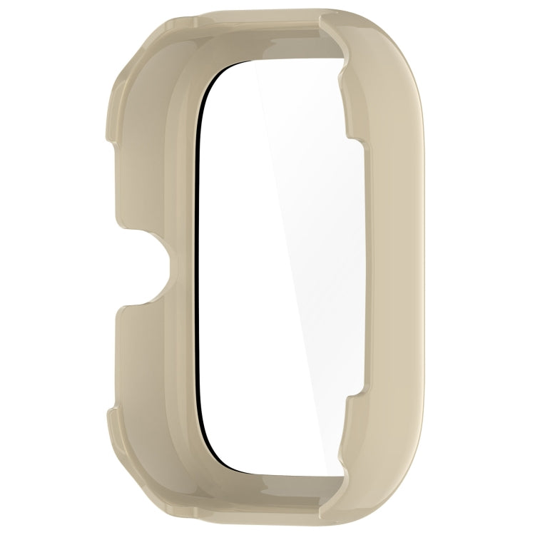 For Honor Choice Haylou Watch PC + Tempered Film Integrated Protective Watch Case(Ivory White)