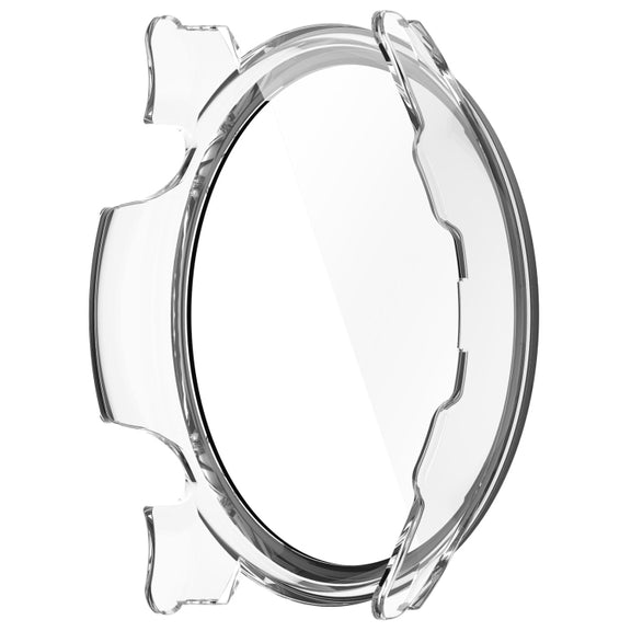 For Xiaomi Haylou RT3 / Solar Plus LS16 PC + Tempered Film Integrated Watch Protective Case(Transparent White)