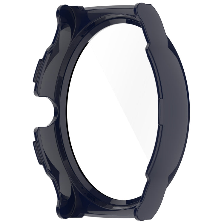 For Xiaomi Haylou Solar Lite R001 PC + Tempered Film Integrated Watch Protective Case(Ink Blue)