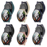 For Xiaomi Haylou Solar Lite R001 PC + Tempered Film Integrated Watch Protective Case(Black)